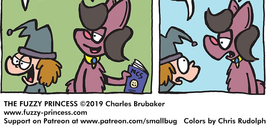 The Fuzzy Princess - Episode 448, Page 1: 2019-07-29-All About Chiro and Kuma